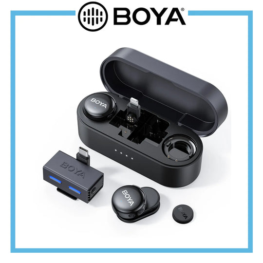 Boya Boyalink 3 AI-Powered 2-Person Wireless Microphone System for Cameras and Mobile Devices (2.4 G)