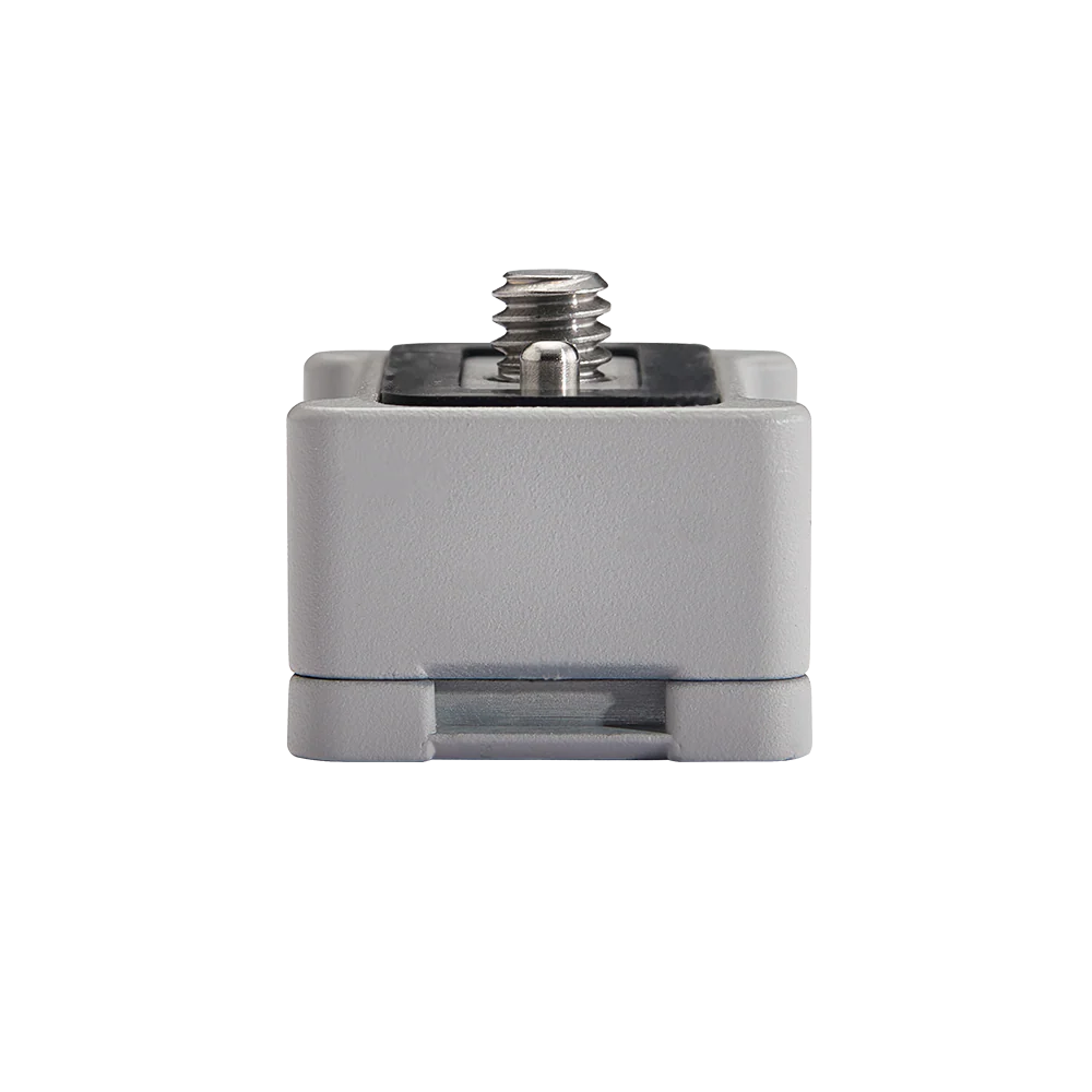 A light gray amaran Ace E-Lock Adapter with a threaded metal screw post on top, shown against a solid white background.