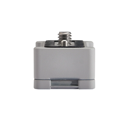 A light gray amaran Ace E-Lock Adapter with a threaded metal screw post on top, shown against a solid white background.