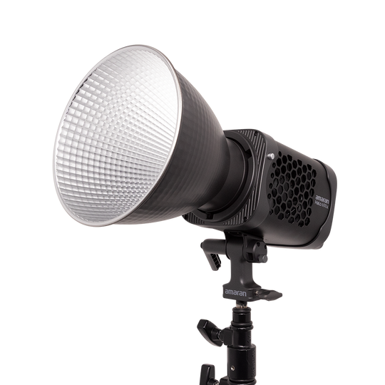 amaran Halo 600x Studio light with grid on a white background