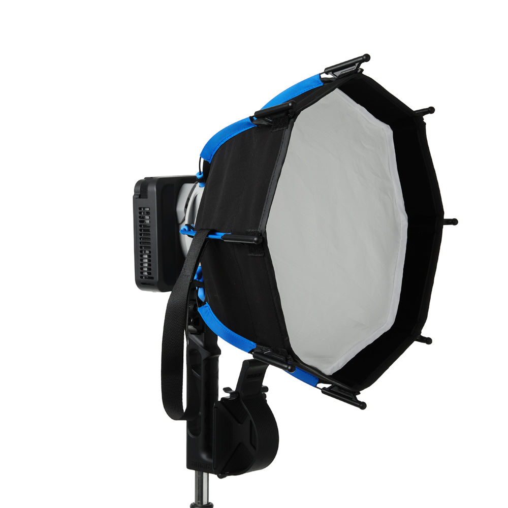 amaran octa dome softbox with reflective surface on a white background