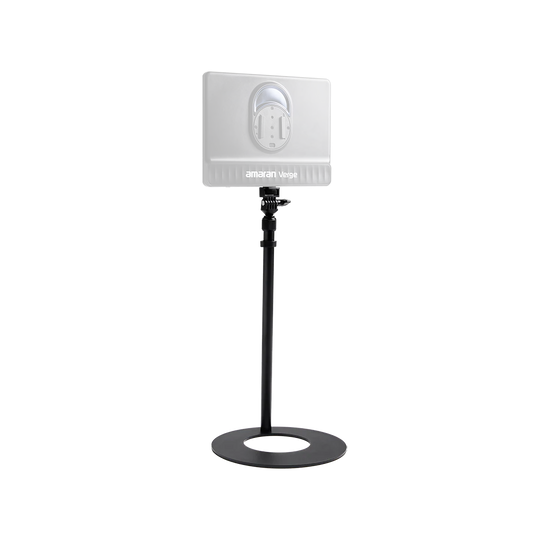 Rectangular light with a stand on a white background