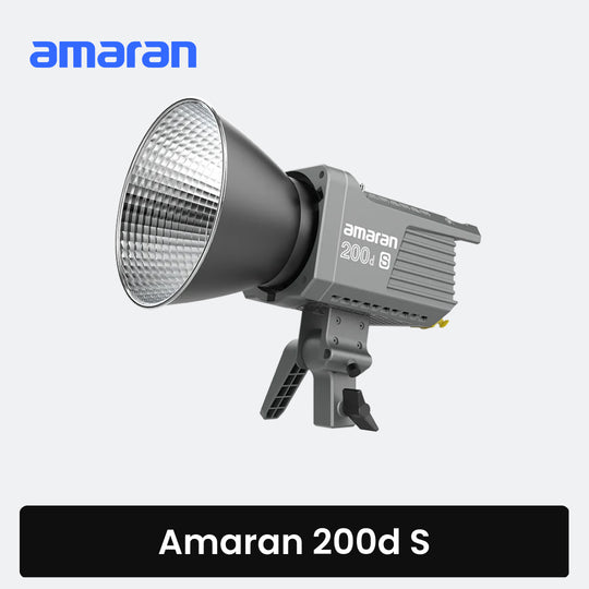 amaran 200D S COB Daylight LED Video Light with New Dual Blue Light Chipset Bowen Mount by Aputure