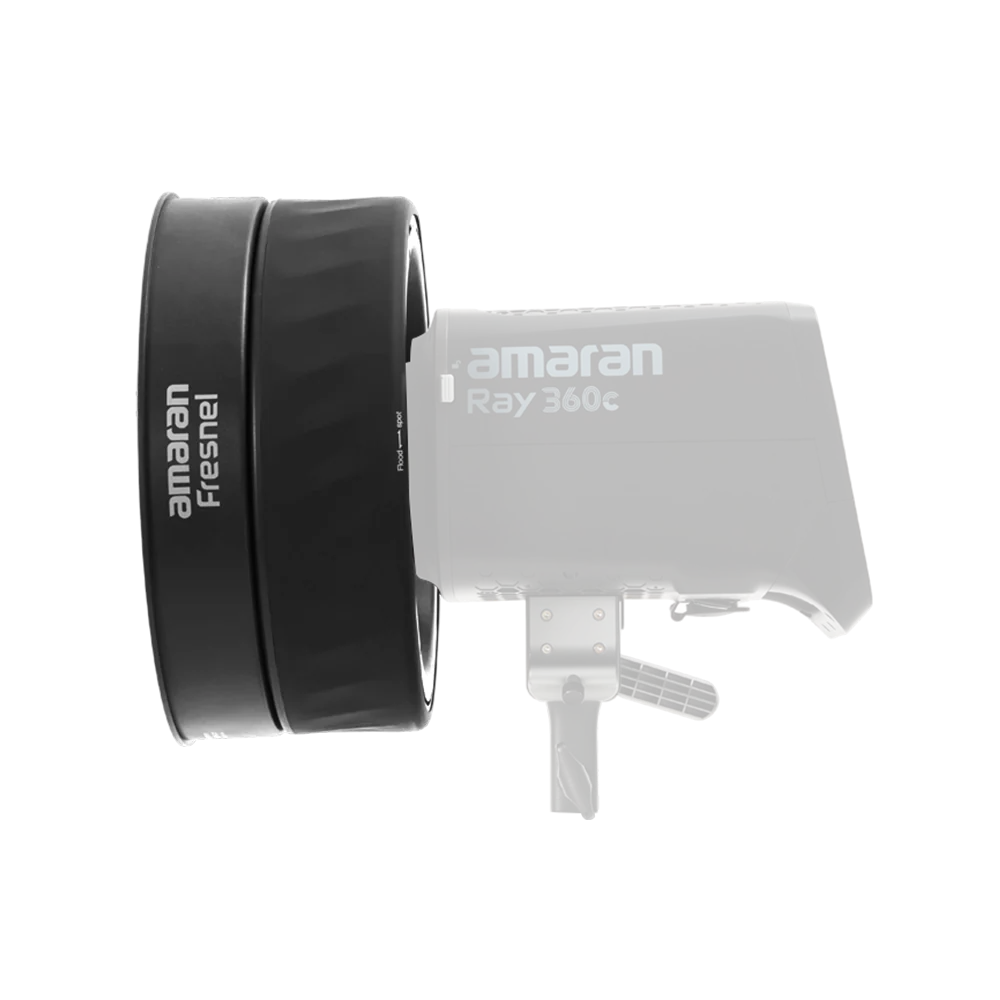 Amaran Fresnel with a white background