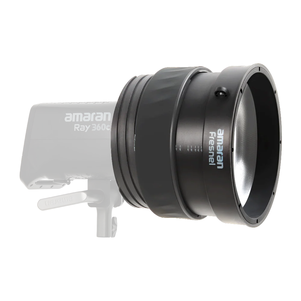 Amaran Fresnel with a white background
