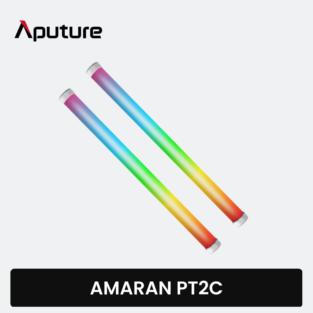 amaran PT2c RGB LED Tube Light Pixel Tube Light 60cm Practical Light for Photo, Video and Film (Single | 2-Light Kit)