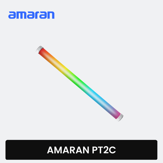 amaran PT2c RGB LED Tube Light Pixel Tube Light 60cm Practical Light for Photo, Video and Film (Single | 2-Light Kit)