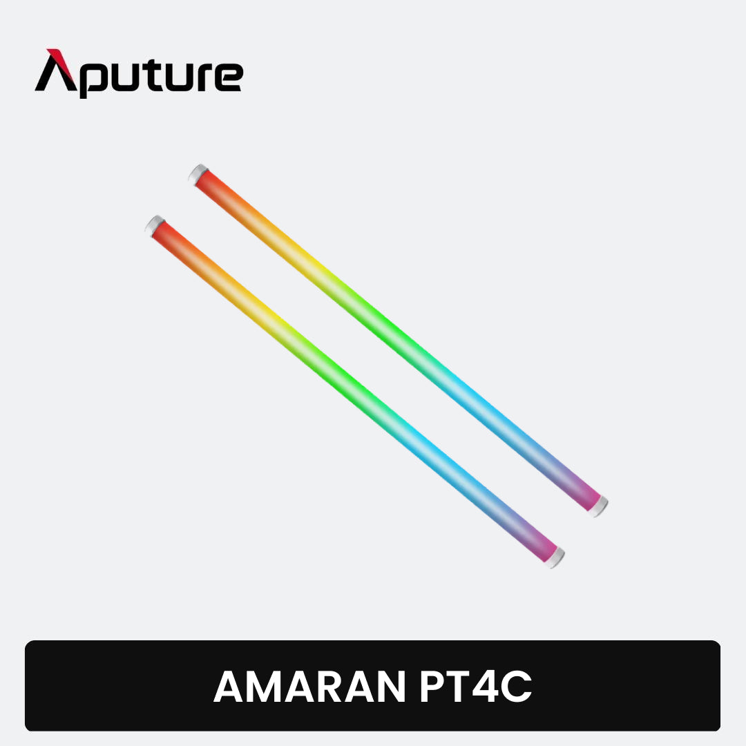 amaran PT4c RGB LED Tube Light Pixel Tube Light 120cm Practical Light for Photo, Video and Film ( Single | 2 -Light Kit)