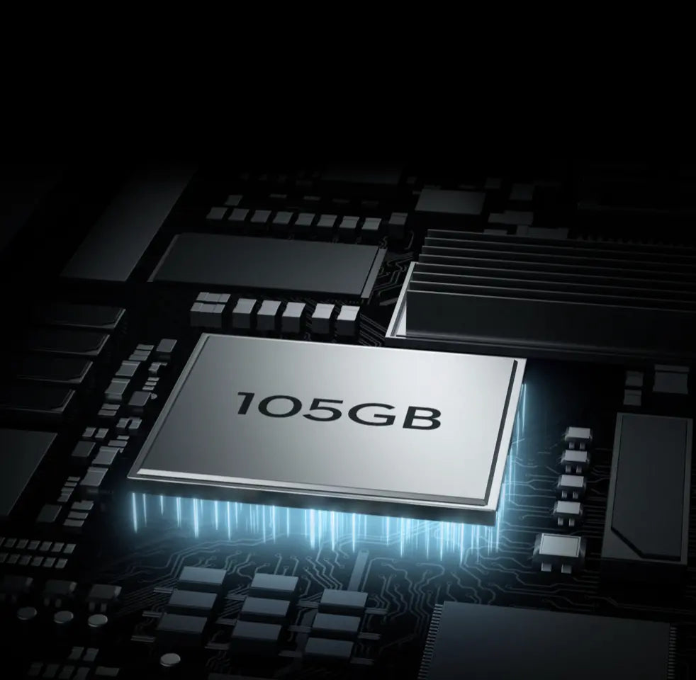 105GB Built-in Storage & 100-Min 8K Recording [9]