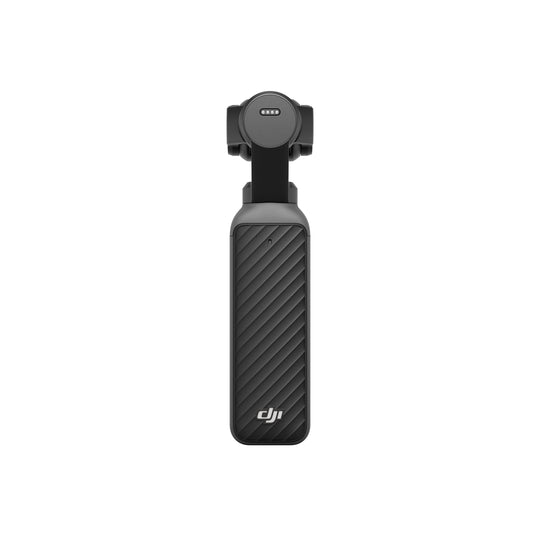 Black DJI Osmo Pocket 4 device on a white background