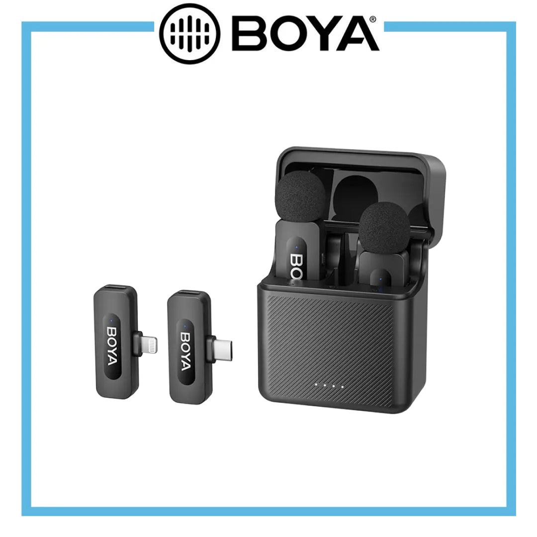 Boya BY-V3 组合 2.4 GHz 双通道无线麦克风