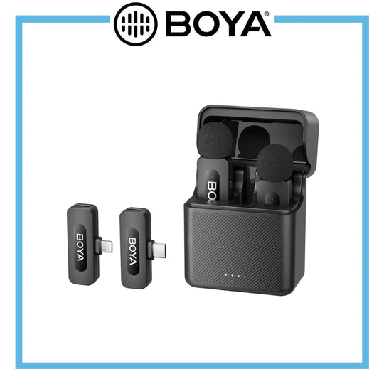 Boya BY-V3 Combo 2.4 GHz Dual-Channel Wireless Microphone