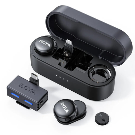 Boya Boyalink 3 AI-Powered 2-Person Wireless Microphone System for Cameras and Mobile Devices (2.4 G)