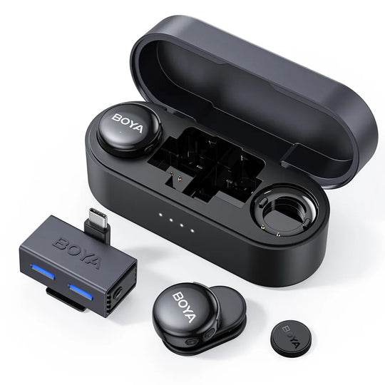 Boya Boyalink 3 AI-Powered 2-Person Wireless Microphone System for Cameras and Mobile Devices (2.4 G)