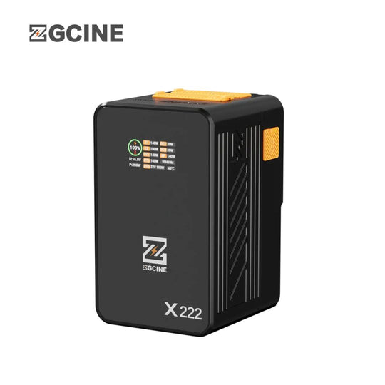 ZGCINE battery pack X222 on a white background