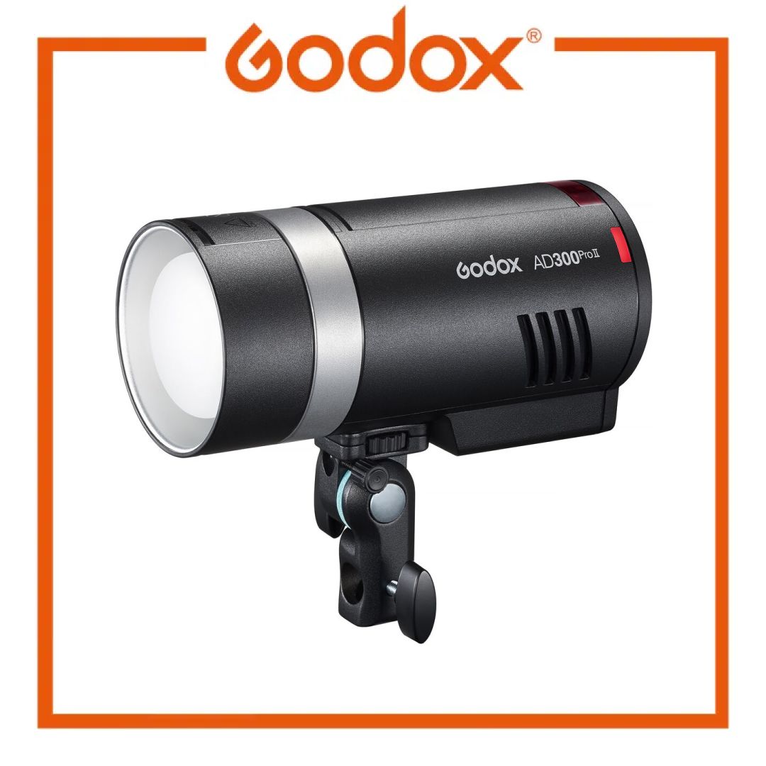 Godox AD300ProII on a white background