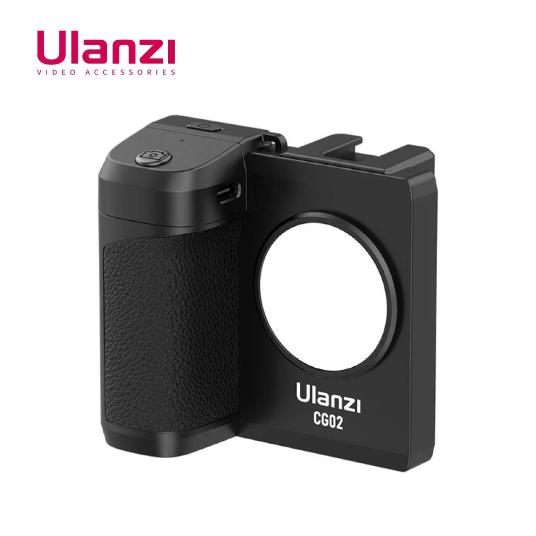 Black camera accessory with Ulanzi branding on a white background