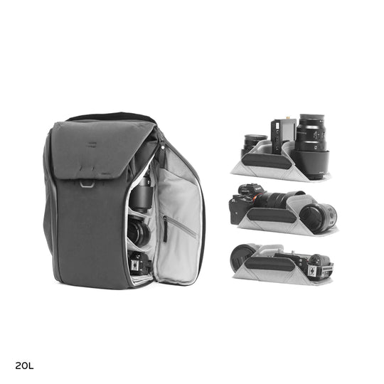 (Same Day Delivery)Peak Design Everyday Backpack 20L V2 (Black, Charcoal, Ash, Midnight)