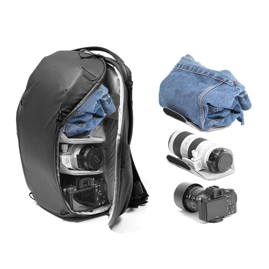 (Same Day Delivery)Peak Design Everyday Backpack Zip 20L (Black, Ash, Midnight)