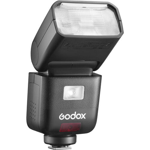 Godox V480 camera flash on a white background