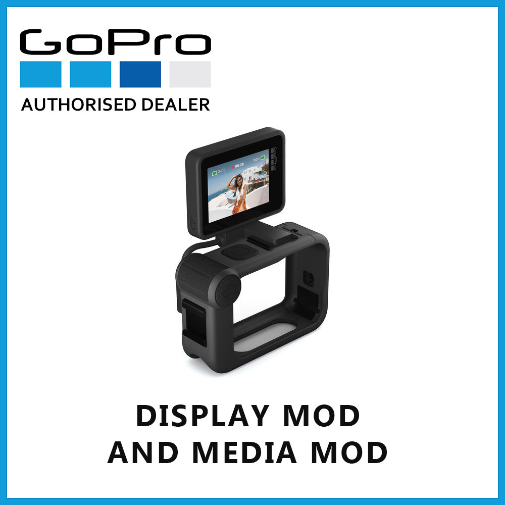 [COMBO] GoPro Media Mod and Display Mod for HERO 8 Camera Black