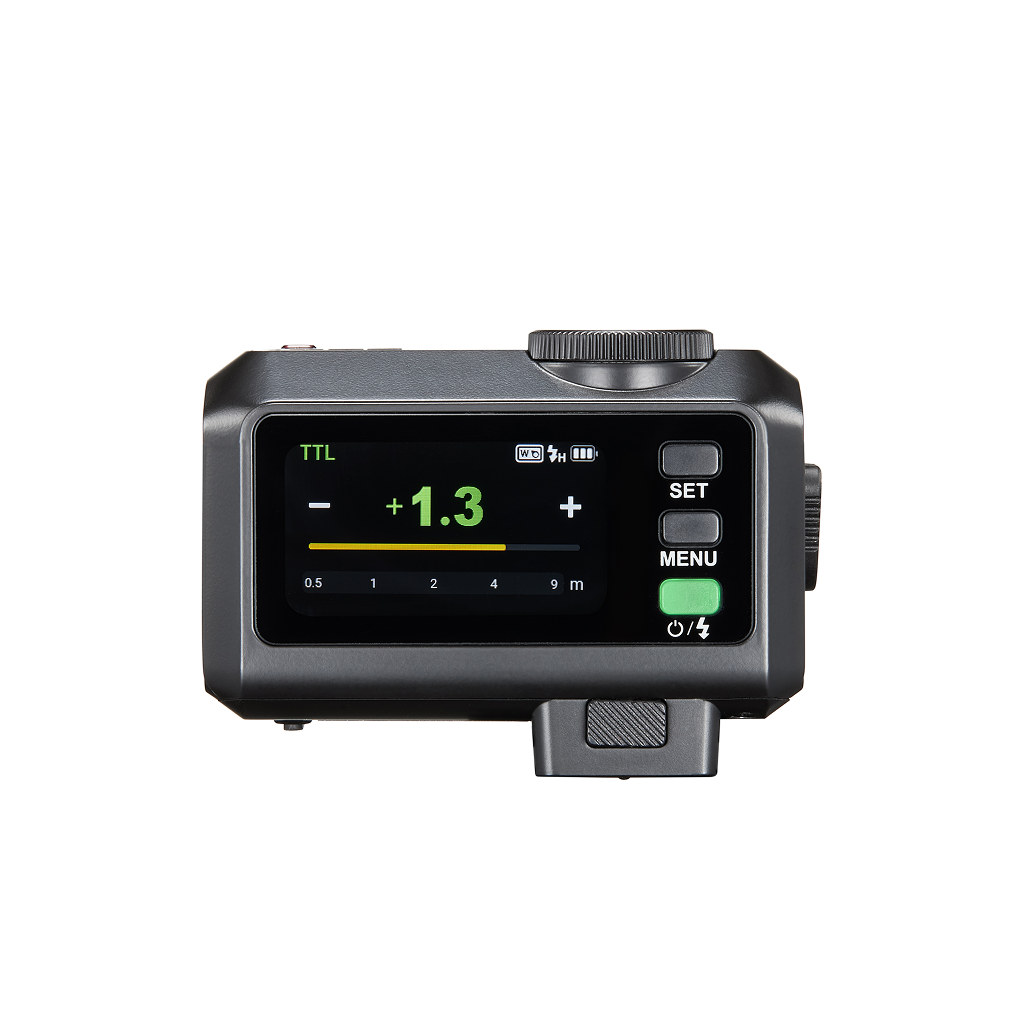 Black Godox iT30Pro TTL Mini Flash on a white background