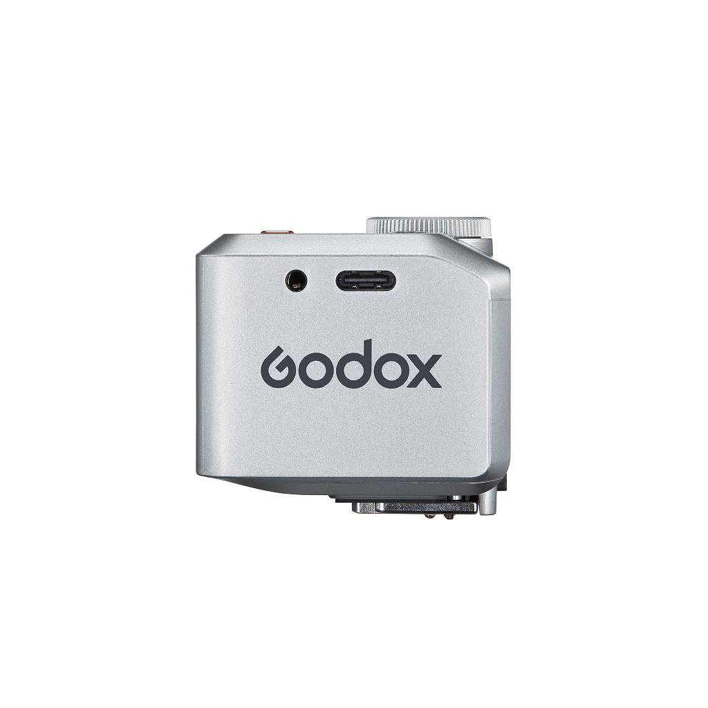 Side view of white Godox iT30Pro TTL Mini Flash.
