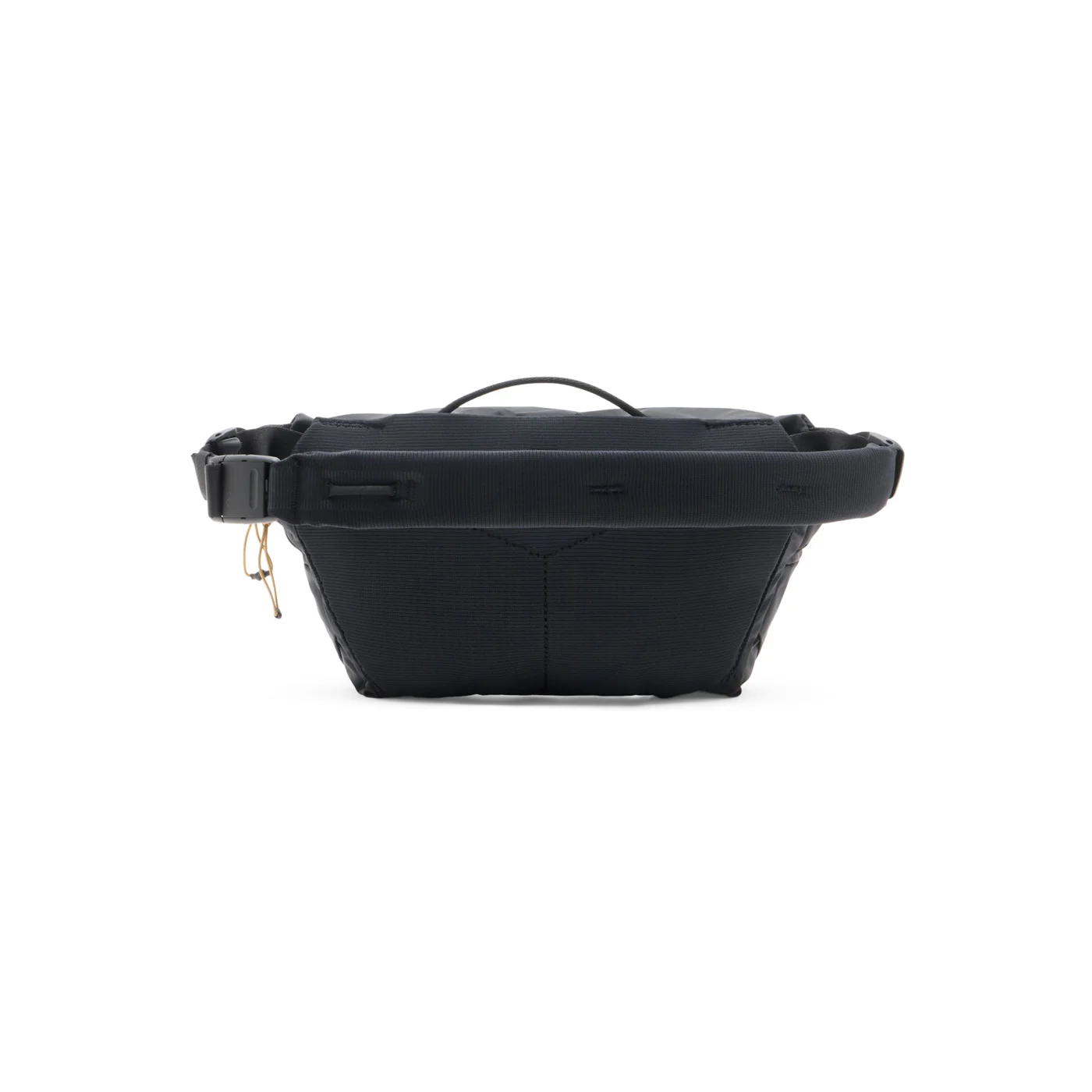 Black Outdoor Sling bag on a white background
