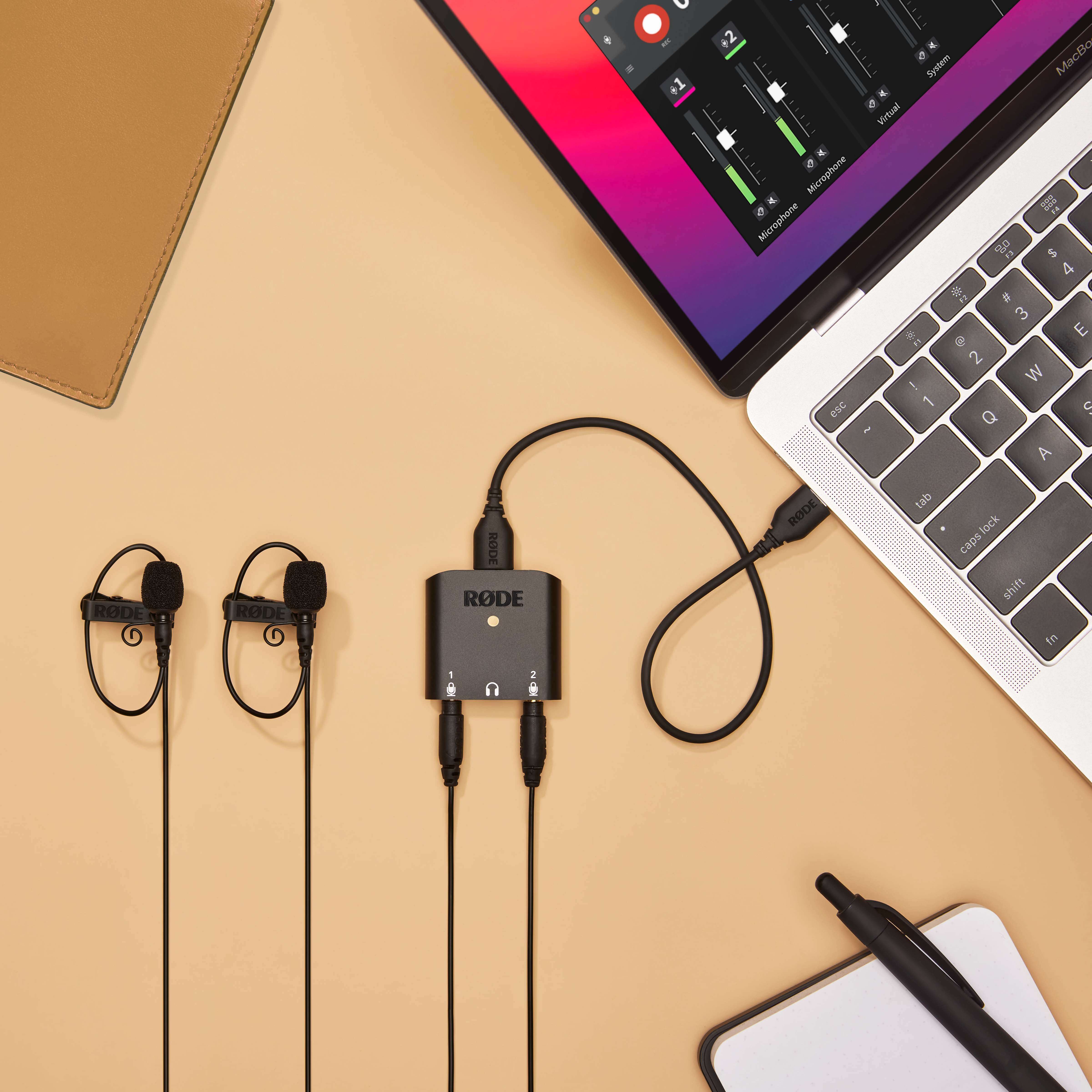 Rode AI-Micro AI Micro Compact USB Type-C Audio Interface - Red Dot Photo