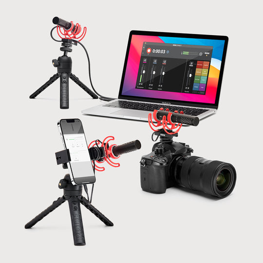 Rode VideoMic GO II Ultracompact Analog/USB Camera-Mount Shotgun Microphone