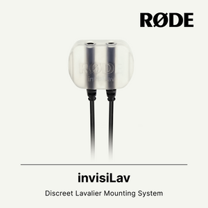 Rode invisiLav Discreet 领夹式安装系统（3 件装），适用于 Rode Smartlav+ 和 Lavalier Go 