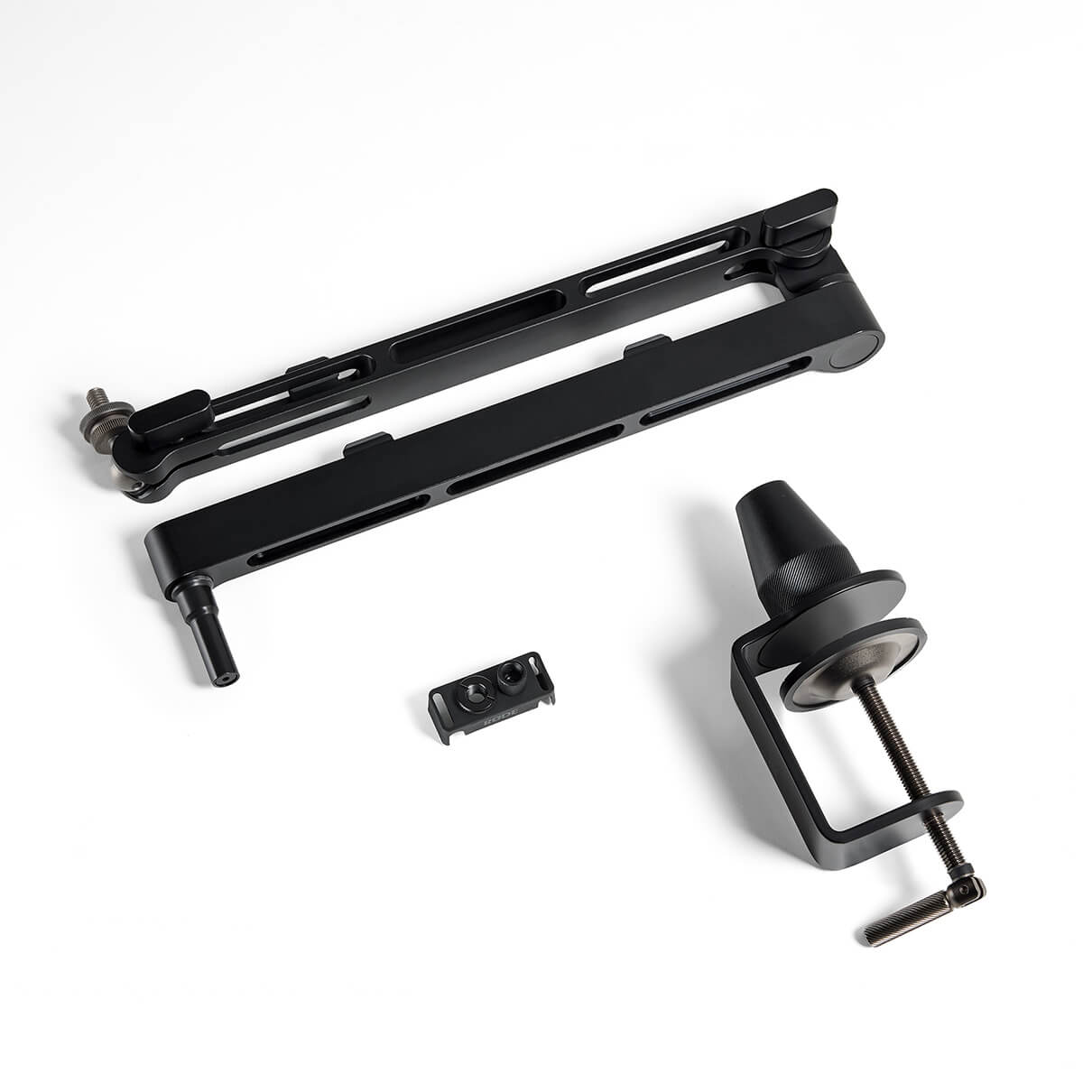 RØDE LPA1 desk clamp and thread adaptors