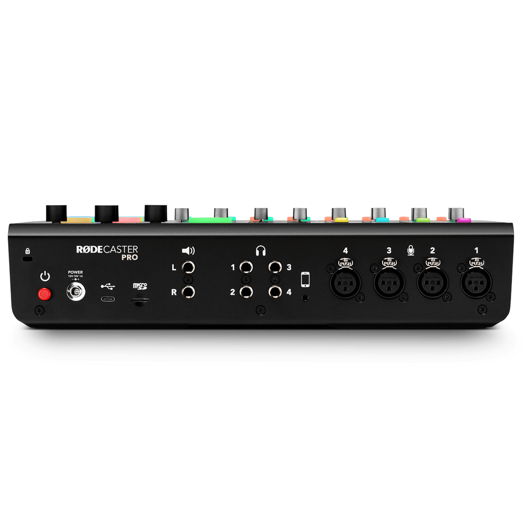 Rode RODECaster Pro Integrated Podcast Production Studio 4-Channel Audio Mixer USB Interface