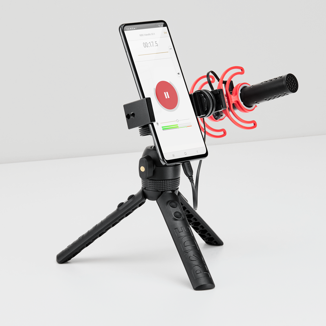 Rode VideoMic GO II Ultracompact Analog/USB Camera-Mount Shotgun Microphone