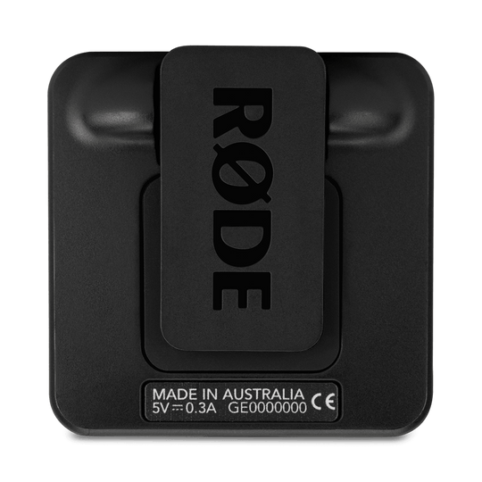 RODE Wireless GO II 2 人紧凑型数字无线麦克风系统/录音机（2.4 GHz，黑色） USB-C 和 iOS 数字输出 相机 移动设备 笔记本电脑