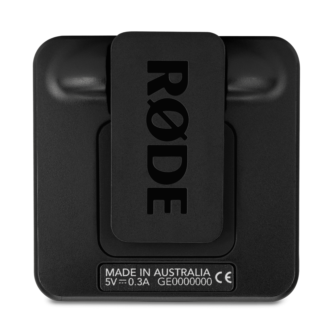 RODE Wireless GO II 2 人紧凑型数字无线麦克风系统/录音机（2.4 GHz，黑色） USB-C 和 iOS 数字输出 相机 移动设备 笔记本电脑
