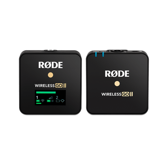 Rode Wireless GO II Single set Compact Digital Wireless Microphone System Recorder 2.4 GHz Black