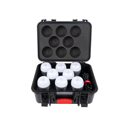 Aputure Accent B7C RGBWW LED 8 灯套件带充电盒