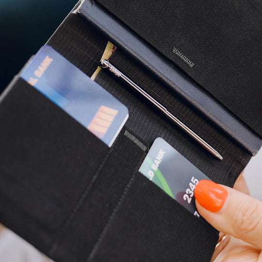 Peak Design travel passport wallet black lifestyle