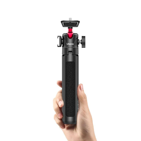 Ulanzi MT-16 MT 16 Extendable Selfie Stick Tripod 4-Section (44cm) 2KG Payload with 360° Swivel Ball Head and Cold shoe