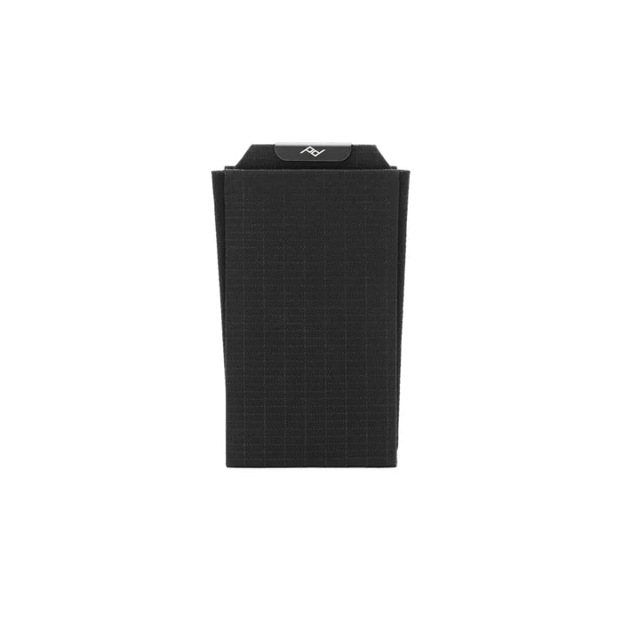 Peak Design Everyday Slim Wallet with grid pattern on a white background