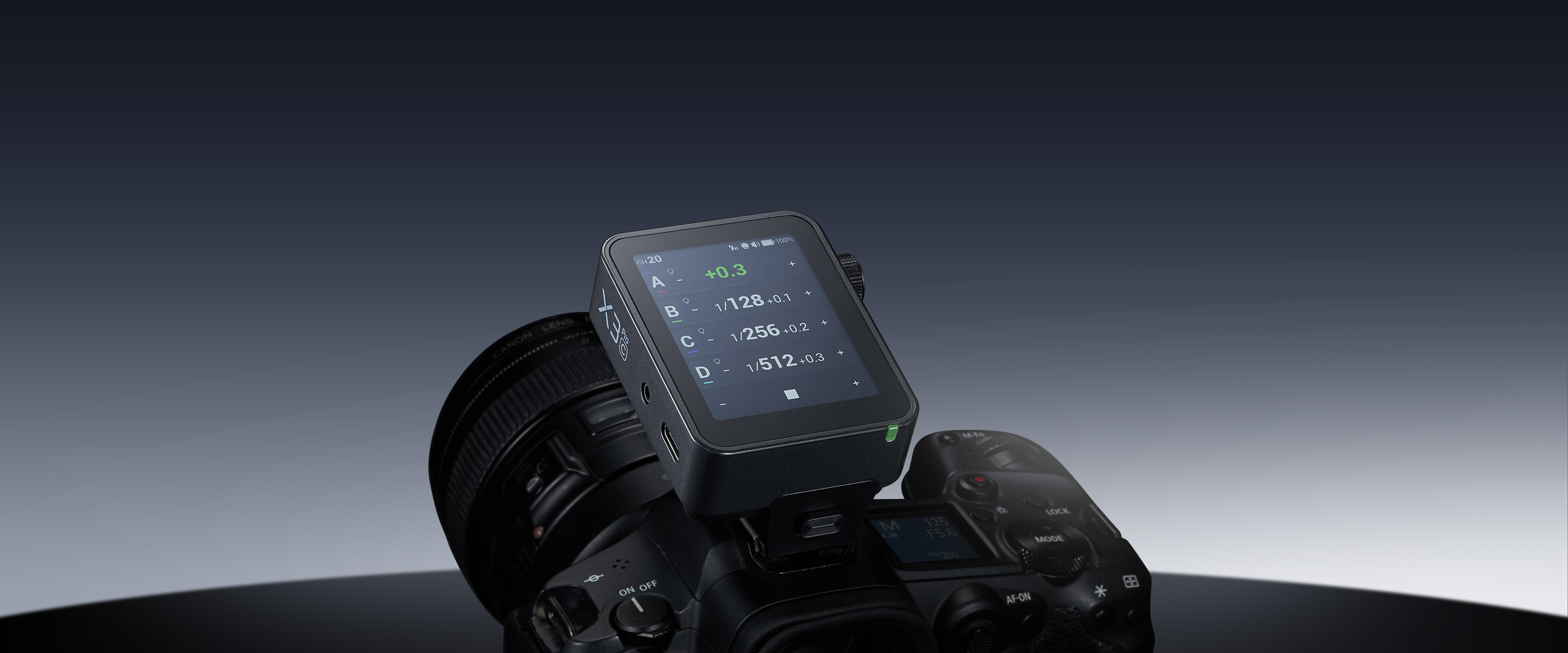 Godox X3 Pro attached to a camera