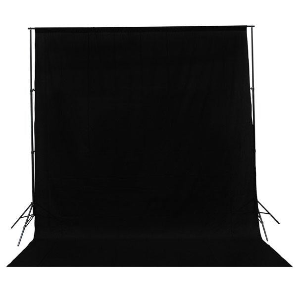 Lumia Photography Backdrop Black Muslin background cloth 3m x 6m