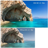 K&F Concept UV Filter 37 | 49 | 52 | 58 | 62 | 67 | 77 | 82 49mm-82mm Japan Optical Glass Protection Filter Multi Coat Slim Frame C SERIES