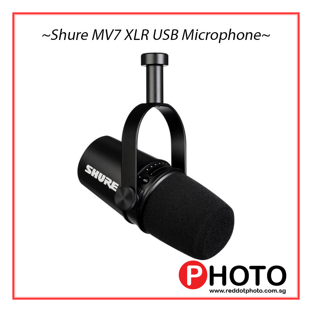 舒尔 MV7 USB/XLR 全能播客音乐家金属麦克风