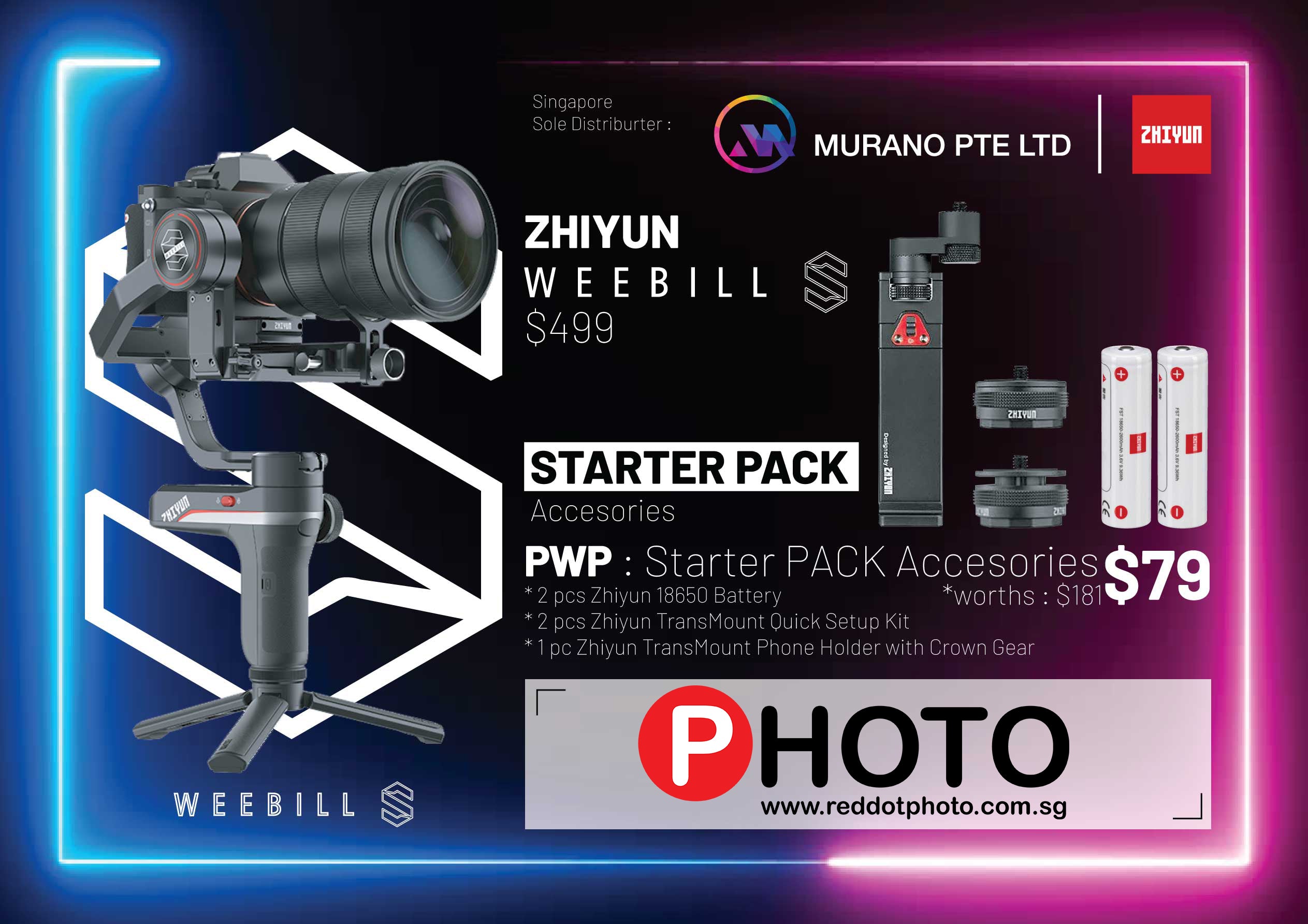 Zhiyun Weebill S Promotion!!!! – Red Dot Photo