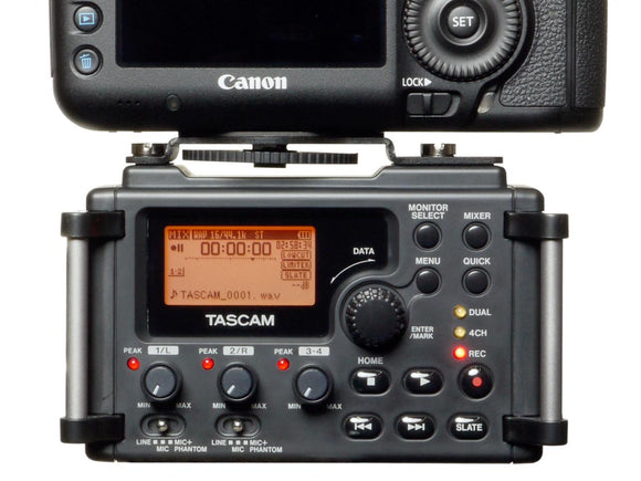 Tascam DR-60D mkII 4-Channel Portable Recorder for DSLR