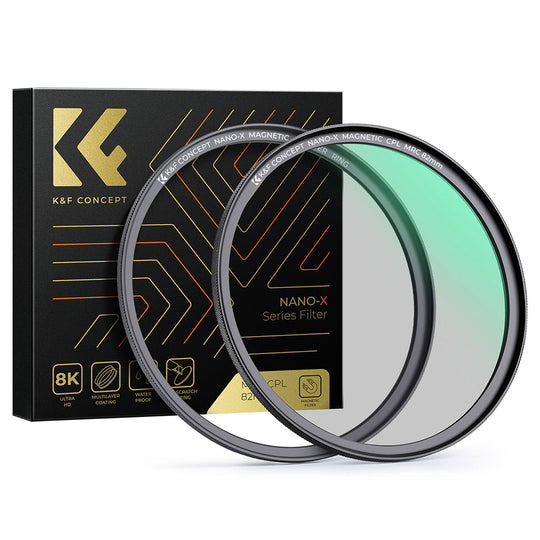 K&amp;F Concept CPL 过滤器 Nano-X 系列磁性过滤器 绿色涂层防刮