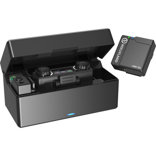 Hollyland LARK 150 DUO 2-Person Compact Digital Wireless Microphone System (2.4 GHz, Black)