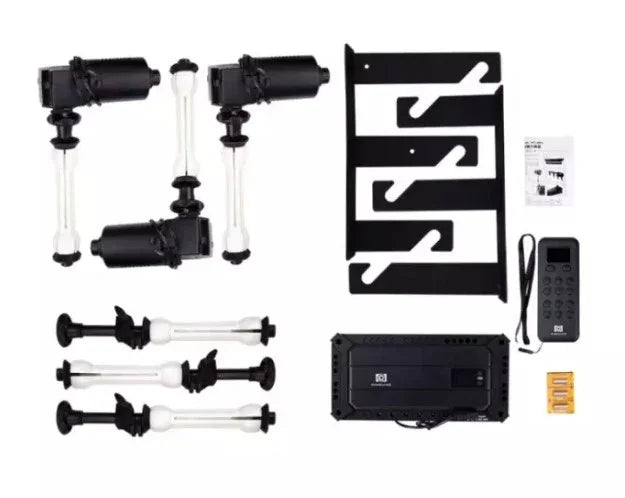 Nanguang Motorised backdrop Solution for Wall and Ceiling Mount Roller System for 3-4 backdrops CN-3RES CN-4RES (3 Hooks) - Red Dot Photo